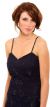Spaghetti Strapped Party Dress With Flower Petal Beading in closeup