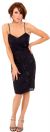 Main image of Spaghetti Strapped Party Dress With Flower Petal Beading
