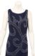 Full Length Sequined Designed Evening Gown in closeup