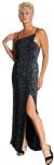 Main image of Asymmetric Top Full Length Beaded Gown