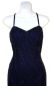 Spaghetti Strap Beaded Formal Dress in close up