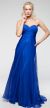 Main image of Strapless Double Layered Chiffon Formal Prom Dress