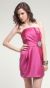 Main image of Satin Mini Bridesmaid Cocktail dress 