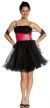 Main image of Halter & Shirred Party Dress with Embellished Waistline