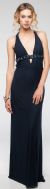 Plunging Neckline Formal Prom Dress with Bejeweled Back in an alternative picture