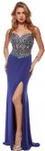 Main image of Sweetheart Neck Rhinestones Bodice Long Prom Pageant Dress