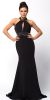 Main image of High Neck Bodice Mermaid Cut Prom Dress
