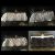Main image of Patterned Satin Evening Bag with Metal Trim