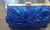 Front Twist Sequined Evening Bag with Metal Trim in Royal Blue