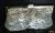 Front Twist Sequined Evening Bag with Metal Trim in White