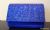 Rhinestones Flap Evening Bag in Polyester Satin in Royal Blue
