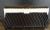 Diagonal Patterned Evening Bag with Rhinestones Metal Trim in Black