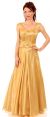 Main image of Beaded Top Long Formal Prom Gown with Puffy Skirt