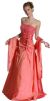 Main image of Off Shouldered Miniature Flower Taffeta Prom Dress