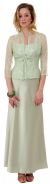 Main image of Satin Full Length Formal Bridesmaid Dress