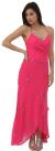 Main image of Spaghetti Formal Prom Dress w/ Criss-Crossed Back