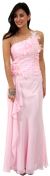 Main image of Asymmetric Top Floral and Sheered Formal  Dress