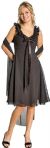 Ruffled Short Cocktail Prom Dress in Black