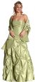 Main image of Strapless Beaded Prom Ball Gown