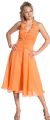 Main image of Miniature Flower Halter Short Prom Dress
