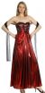 Strapless Sweetheart Formal Evening Dress in Burgundy alternative view
