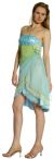 Main image of Short Wrap-around Prom Dress
