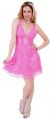 Main image of Fully Beaded V-Neck Short Dress