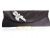 Main image of Satin Evening Bag with Studded Brooche in Black