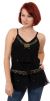Main image of Ruffled and Beaded Spaghetti Strapped Top