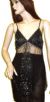 Main image of Asymmetric Spaghetti Net Top with Floral Beading