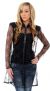 Main image of Long Beaded and Netted See-Through Jacket