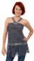 Main image of Double Strapped Assymetrical Sequined Top