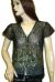 Main image of Short Sleeved Sequined Net Cape