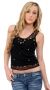 Main image of Broad Strap Sheered Top