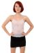 Net Top with Multi-color Beadwork in White