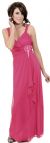 Main image of Elegant Wrap Around Shirred Bridesmaid Dress