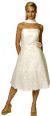 Main image of Lace Short Formal Dress with Flower Applique