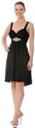 Main image of Ruched Overlap Bust Short Formal Party Dress