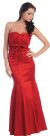 Main image of Strapless Formal Prom Dress With Flared Mermaid Skirt