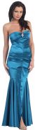 Main image of Mermaid Cut Strapless Evening Prom Dress 