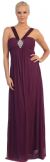 Main image of Halter V-Neck Empire Cut Formal Evening Dress