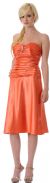 Main image of Strapless Rouched Bodice Party Dress
