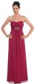 Main image of Strapless Empire Cut Bridesmaid Dress