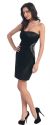 Main image of Wrap Around Style Shirred Pencil Skirt Party Dress
