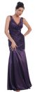 Main image of Mermaid Prom Dress with Zig Zag Ruched Detail