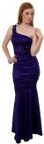 Main image of Single Shoulder Accented Formal Prom Dress