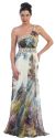 Main image of Floral Rain Embellished One Shoulder Formal Dress