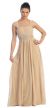 Main image of Empire Waist Formal Dress with Bead Accent