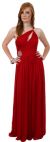 Single Shoulder Shirred Brooch Formal Prom Dress in an alternative picture