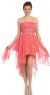 Main image of Elegant High-Low Prom Dress with Asymmetrical Hem